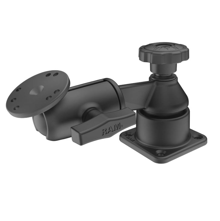 Ram Mounts Horizontal kääntyvä asennusteline 1,5" C-Sarja - Kiinnityssarja C sarja 1,5" pallo - RAM-109H-3U - 1
