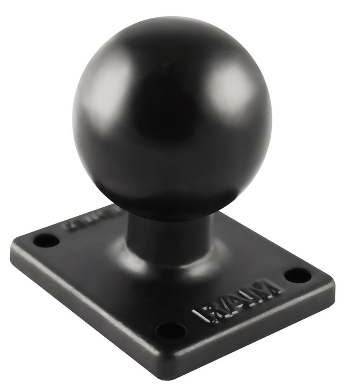 Ram Mounts neliöpohja 43 x 51mm 1,5" C-sarja - Komponentit C-sarja 1,5 " pallo - RAM-347U - 1