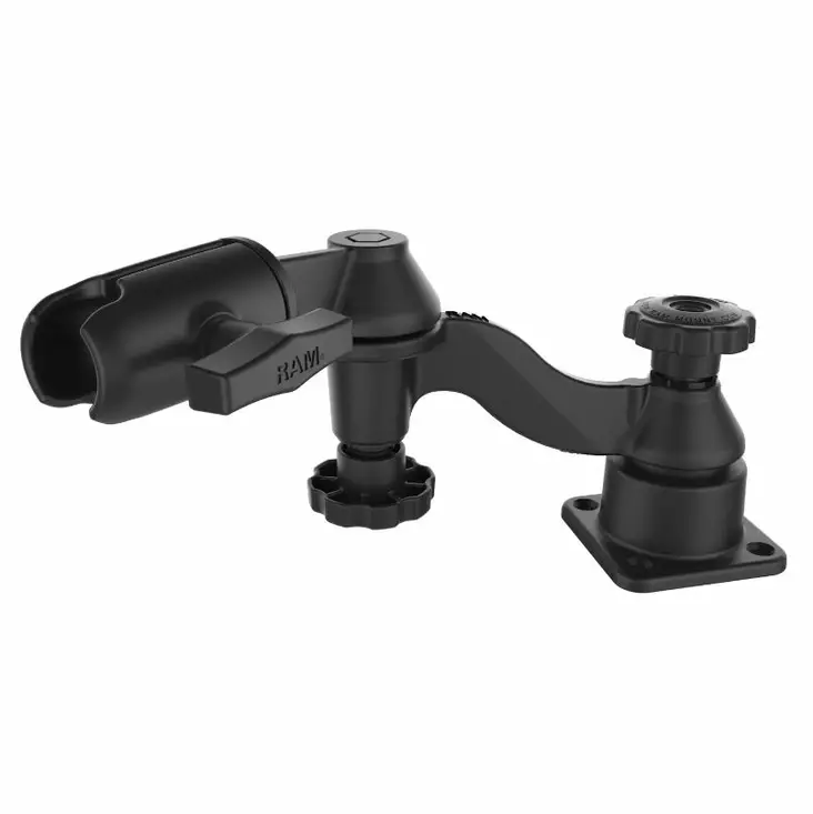 Ram Mounts Horizontal kiinnityssarja - kahdella vaakatelineellä 1,5" C-sarja - Kiinnityssarja C sarja 1,5" pallo - RAM-109H-G1U - 1