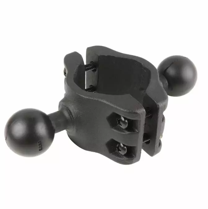 Ram Mounts putkikiinnike 2x kiinnityspalloa 51-63,5mm putkelle 1,5" C-sarja - Komponentit C-sarja 1,5 " pallo - RAM-271-2-RBU - 1