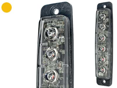 LED-MAJAKKA/VAROITUSVALO 10-30V # - LED-tasovilkku - 40-F6V - 1