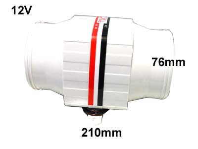 TUNNELIPUHALLIN 12V 3' - Veneen puhaltimet ja tuulettimet - 1800-03703-12V - 1