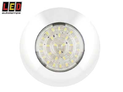 SISÄVALO, PYÖREÄ ? VALKOINEN - LED-sisävalot, pyöreät - 1614-7530W - 1