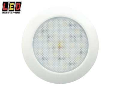 LED-SISÄVALO PYÖREÄ 12V Ø76X9MM 6500K VALKOINEN - LED-sisävalot, pyöreät - 1614-7515W - 1