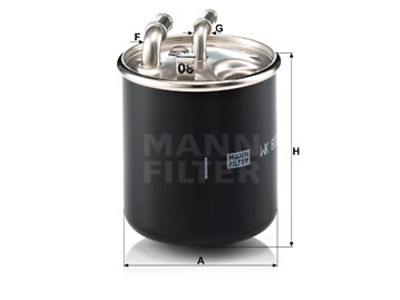 POLTTOAINESUODATIN MANN, MB - Polttoainesodattimet - 1482-WK8202X - 1