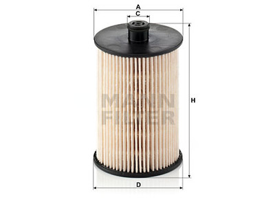 POLTTOAINESUODATIN MANN, VOLVO - Polttoainesodattimet - 1482-PU823X - 1