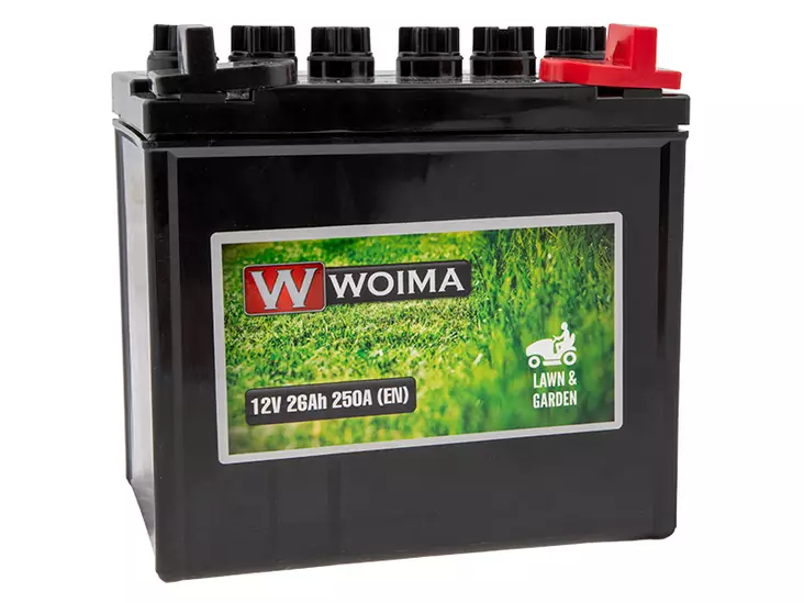 Woima ruohonleikkurinakku 12V 26Ah 250A -/+ - Leikkurin akut - 1805-12N24-3-HWY - 1